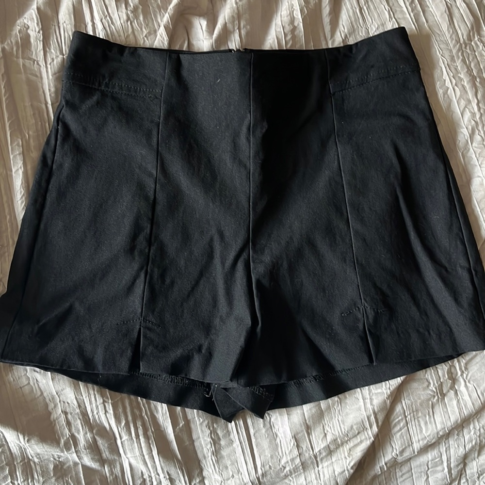 Black high waisted shorts